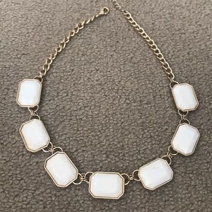 Gold and white Zara necklace